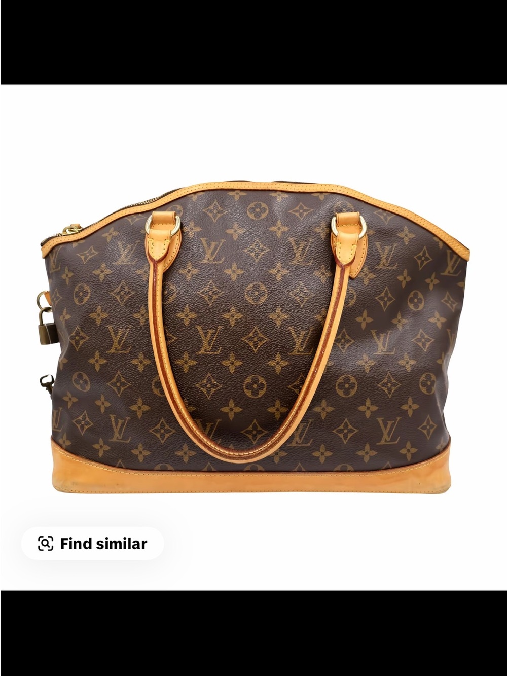 Louis Vuitton Monogram Canvas Tote with Vachetta Trim